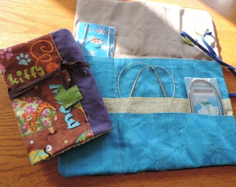 circular knitting needle case - needle organizer