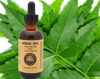 100% Pure Virgin Neem Oil (organic, undiluted, unrefined)