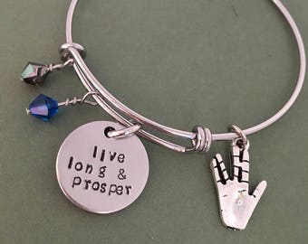 Star Trek - Live Long and Prosper Bracelet
