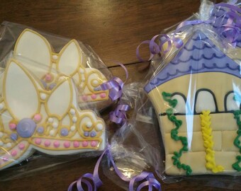Rapunzel cookies 12 cookies