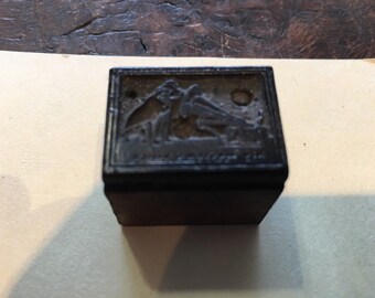 Vintage His Masters Voice Printers Block