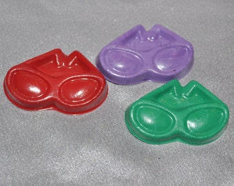 Sunglasses Recycled Crayons, Total of 15. Boy or Girl Kids Unique Party Favors, Crayons.