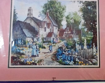Kit-Coming Home, #51085, 14 x 11 inches, Counted Cross Stitch,Designed by Sandy Bergeron, by Canadamar Designs, Vintage