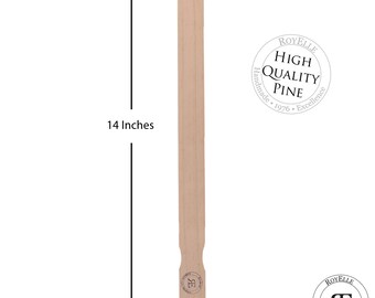 RoyElle CookWare 14 or 18 Inch Crepe Flipper/Spatula Pine Wood