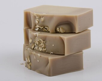 Oatmeal Milk and Honey Soap - Natural Soap - Homemade Soap - Cold Process Soap - Vegan Soap - Shea Butter Soap