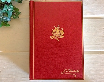 80 Fairy Tales, Hans Christian Andersen, Fairy Tales Book, Hans Christian Book, Vintage Book, Fairy Tale Book, Vintage Book Décor, Red Book