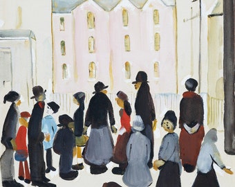 L S Lowry Group Of People, 1959