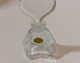 By Needful Vintage Finds: Vintage Perfume Bottle with Heart Stopper