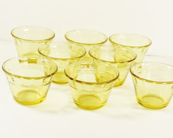 Set of 8 Gold Custard Cups from Fortocrisa