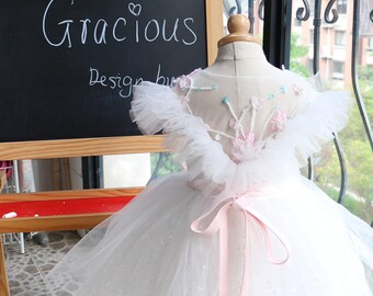 NEW Katheleen dress, Fairtale Pageant Dress Toddler Performing Dress, Easter Dress, Thanksgiving Dress,Inspirated by Chinese movie LG024