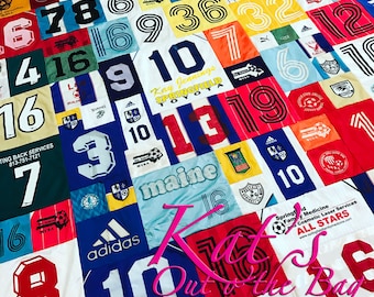 Tee Shirt Memory | Quilt Memory Quilt | Keepsake Sports Jersey Quilt | Graduation Clothes Quilt | Custom Made to Order