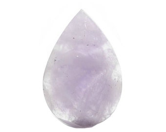 Amethyst Purple and Clear Semiprecious Stone Gem Cabochon, Polished Violet Rock Crystal gemstone, DIY Jewelry