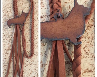 Corgi Braided Tassel Necklace