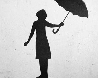 Girl umbrella