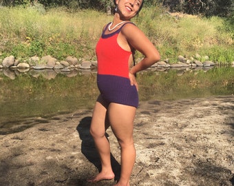 Vintage Knitted Bathing Suit