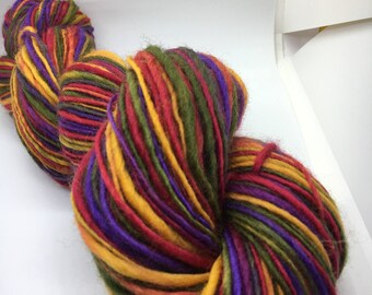 Hand Spun & Dyed Merino Wool 154 yards