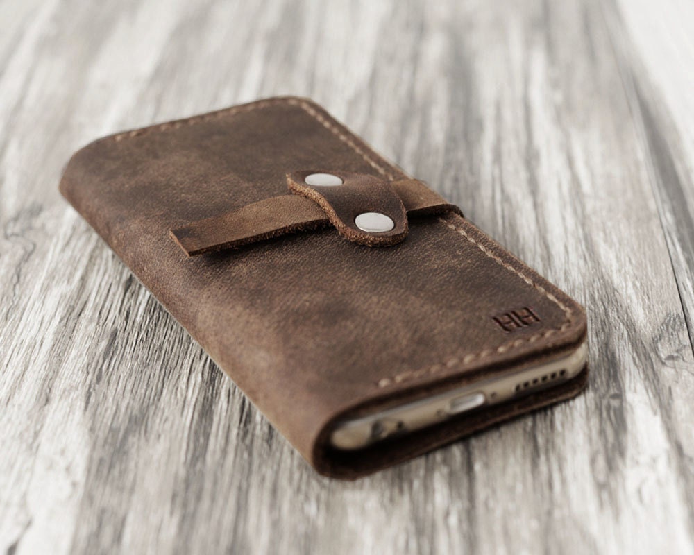 Personalized Leather IPhone 8 / 8 Plus wallet / iPhone x case
