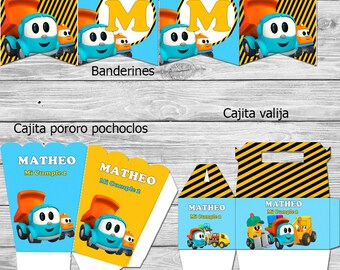 Printable Kit Leo small toy truck