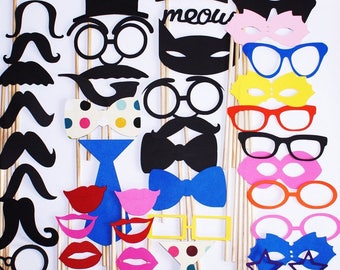 Birthday Party Photo Booth Props, Photo Booth Props For Any Event, Wedding Photo Booth Props, 21st Birthday Photo Booth Props, Gift Idea