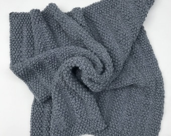 Women's Bulky-knit Cropped Seed-Stitch Jacket PDF