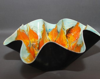 Bowl from Recycled LP Record