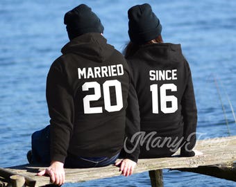 Married since hoodies couples hoodies just married hoodies couples sweaters couples outfits together since couples matching hoodies married
