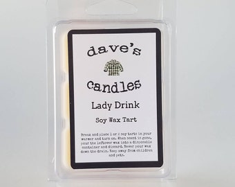 Lady Drink Soy Wax Tart