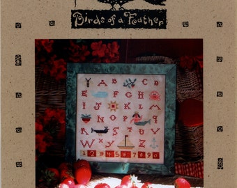 Birds of a Feather: Mermaid Sampler - Cross Stitch Pattern