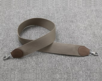 MINIKIKI 2" Or 50mm Shoulder Strap Etoup Canvas Leather MK0006 For Handbag