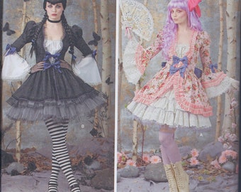Simplicity 1300 Misses Lolita Fantasy Cos Play Costume UNCUT Sewing Pattern