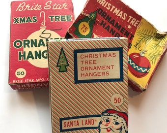 Vintage Hangers, Vintage Christmas Tree Hangers, Tree Hangers