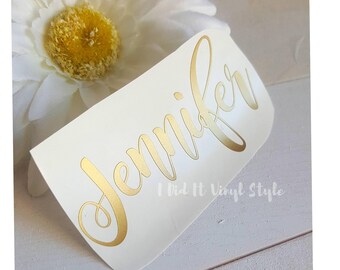 Vinyl Name Decal - DIY Name Decal - Name Sticker - Name Decals Only- vinyl name- vinyl decal name cut out- children's name