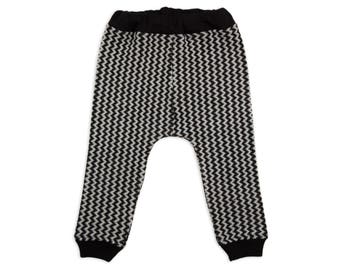 Wool baby pants - wool baby leggings - wool harem pants