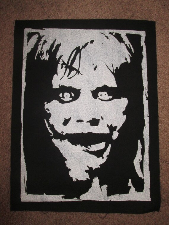 regan back patch print screen print punk patch stencil