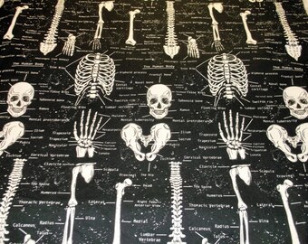 Glow in the Dark Skeletons - Men's Surgical Scrub Hat with sweatband option, scrub cap, Bakers Hat,96-900