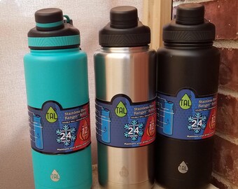 Etched Stainless Steel Bottle (40oz)