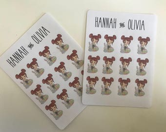 Easter Bunny Dollz - Matte Stickers / Planner Stickers