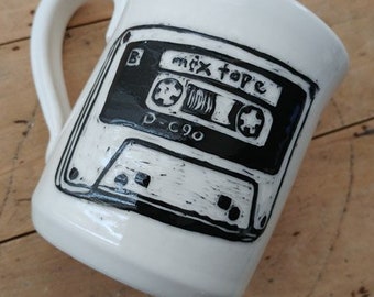 Mix Tape Ceramic Mug