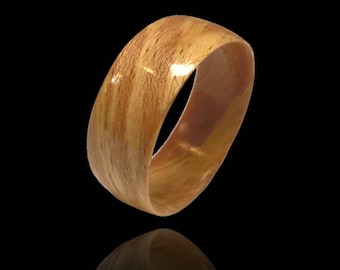 Reclaim - Unique wedding ring, bentwood ring, wood wedding band, wedding band set