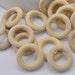 50pcs Wooden Rings Sale,unfinished wooden teething ring natural wood teething rings,small wood ring - 30mm