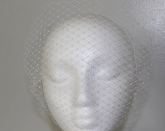 Simple Birdcage Veil