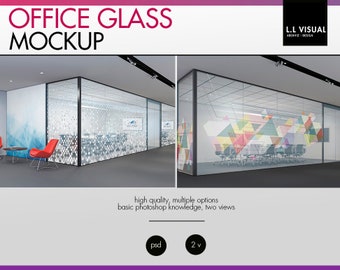Download Office wall mockup | Etsy