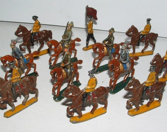 Vintage Lead Hourse Mounted Soldiers Barclay Manoil **********1920's-1940's********