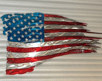 American Tattered Distressed Flag