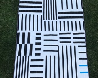 Black and White Modern Quilt