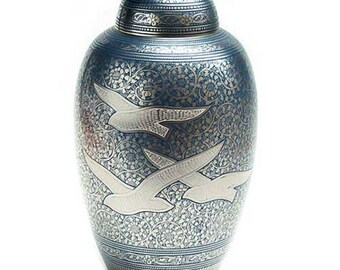 Urns Cremation Urn for Human animal pet ashes Going Home Brass Material suitable for Cemetery Burial or Niche