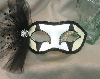 COTILLION Handpainted Masquerade Mask