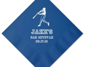 100 Personalized Napkins Personalized Bar Mitzvah Judaica Custom Printed Beverage Cocktail Luncheon Dinner & Guest Towels Available