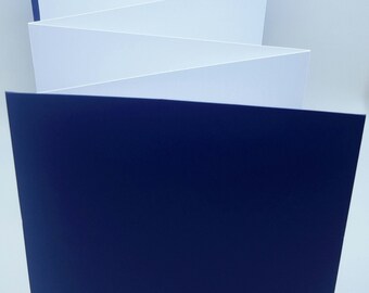 6" DIY Accordion Album - Navy Vinyl