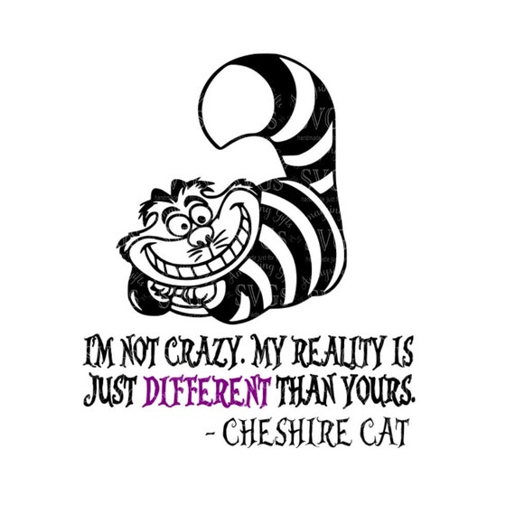 Download SVG - Cheshire Cat Reality - Different Reality - Alice in ...